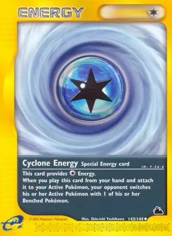 Cyclone Energy card from Skyridge, number 143/144