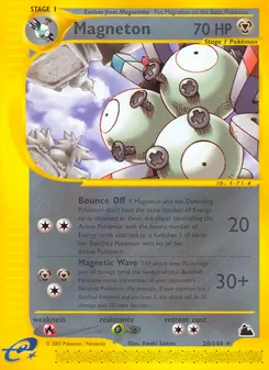 Magneton card from Skyridge, number 20/144