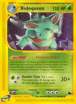 Nidoqueen card from Skyridge, number 22/144