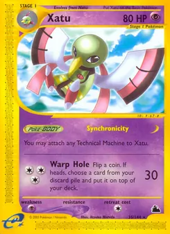 Xatu card from Skyridge, number 35/144