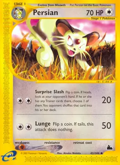 Persian card from Skyridge, number 42/144