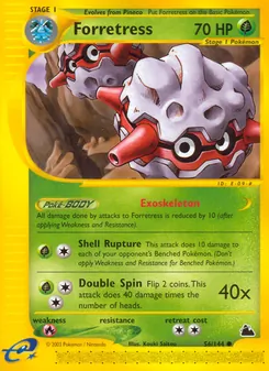 Forretress card from Skyridge, number 56/144