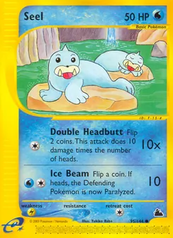 Seel card from Skyridge, number 95/144