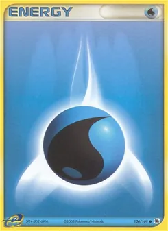 Water Energy card from Ruby & Sapphire, number 106/109