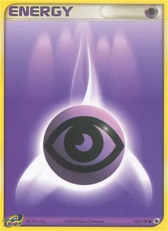 Psychic Energy card from Ruby & Sapphire, number 107/109