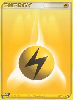 Lightning Energy card from Ruby & Sapphire, number 109/109