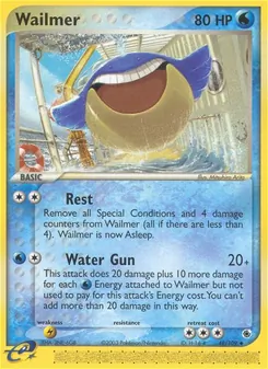 Wailmer card from Ruby & Sapphire, number 48/109