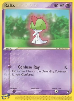 Ralts card from Ruby & Sapphire, number 66/109