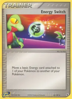 Energy Switch card from Ruby & Sapphire, number 82/109