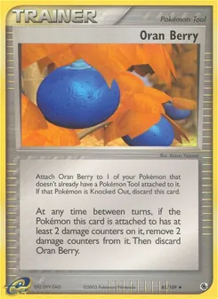 Oran Berry card from Ruby & Sapphire, number 85/109