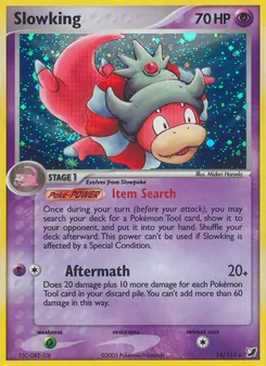 Slowking card from Unseen Forces, number 14/115
