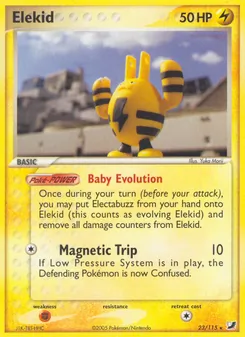 Elekid card from Unseen Forces, number 23/115