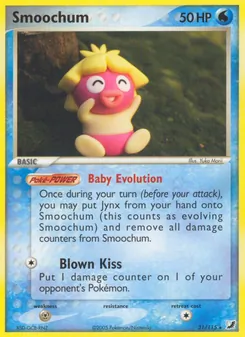 Smoochum card from Unseen Forces, number 31/115