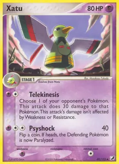 Xatu card from Unseen Forces, number 49/115