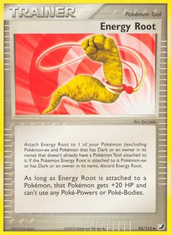 Energy Root card from Unseen Forces, number 83/115