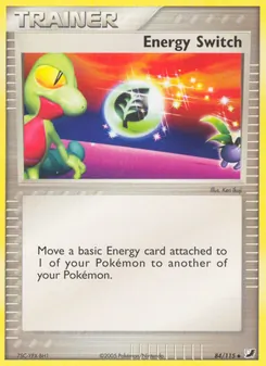 Energy Switch card from Unseen Forces, number 84/115