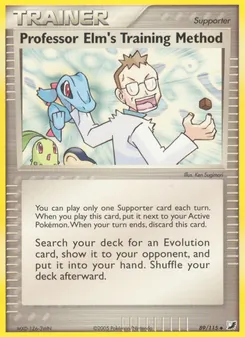 Professor Elm's Training Method card from Unseen Forces, number 89/115
