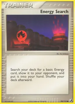 Energy Search card from Unseen Forces, number 94/115