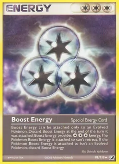 Boost Energy card from Unseen Forces, number 98/115