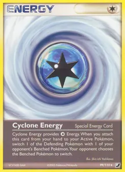 Cyclone Energy card from Unseen Forces, number 99/115