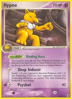 Hypno card from Delta Species, number 23/113