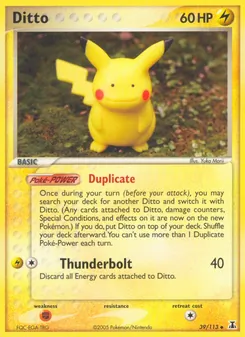 Ditto card from Delta Species, number 39/113
