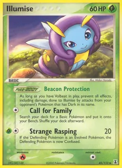 Illumise card from Delta Species, number 45/113