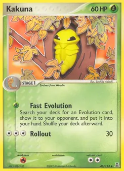 Kakuna card from Delta Species, number 46/113