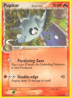 Pupitar δ card from Delta Species, number 51/113