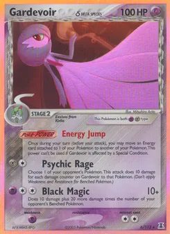 Gardevoir δ card from Delta Species, number 6/113