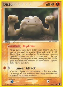 Ditto card from Delta Species, number 62/113