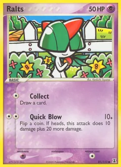 Ralts card from Delta Species, number 81/113