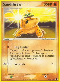 Sandshrew card from Delta Species, number 82/113