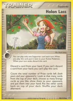 Holon Lass card from Delta Species, number 92/113