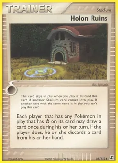 Holon Ruins card from Delta Species, number 96/113