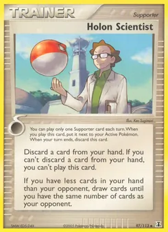 Holon Scientist card from Delta Species, number 97/113