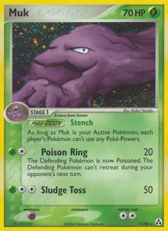 Muk card from Legend Maker, number 11/92