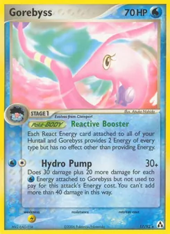 Gorebyss card from Legend Maker, number 17/92