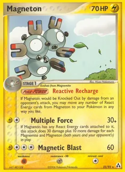 Magneton card from Legend Maker, number 22/92