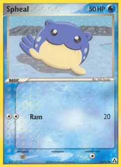 Spheal card from Legend Maker, number 65/92