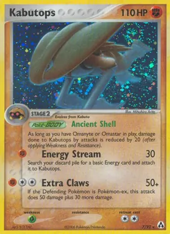 Kabutops card from Legend Maker, number 7/92