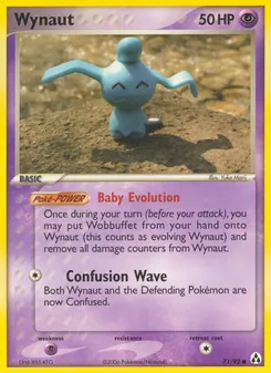 Wynaut card from Legend Maker, number 71/92