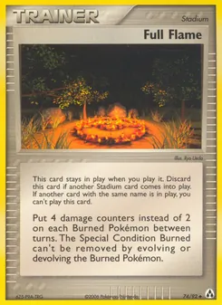 Full Flame card from Legend Maker, number 74/92