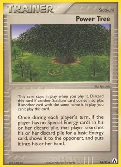 Power Tree card from Legend Maker, number 76/92