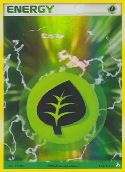 Grass Energy card from Holon Phantoms, number 105/110