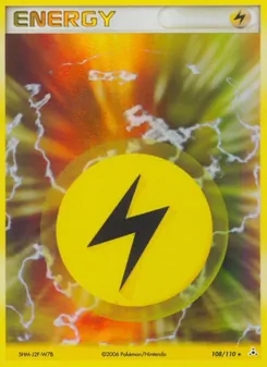 Lightning Energy card from Holon Phantoms, number 108/110