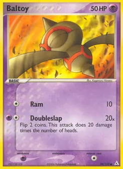 Baltoy card from Holon Phantoms, number 59/110