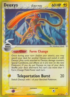 Deoxys δ card from Holon Phantoms, number 6/110