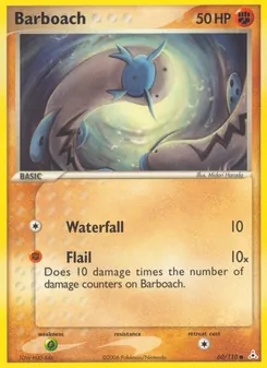 Barboach card from Holon Phantoms, number 60/110
