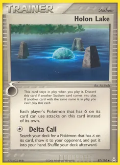 Holon Lake card from Holon Phantoms, number 87/110